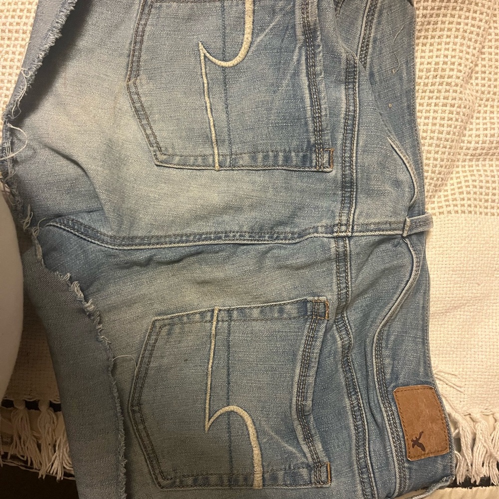 Light Blue Denim Shorts